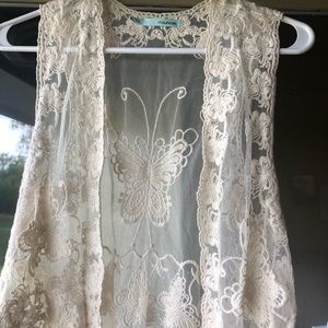 Lace vest